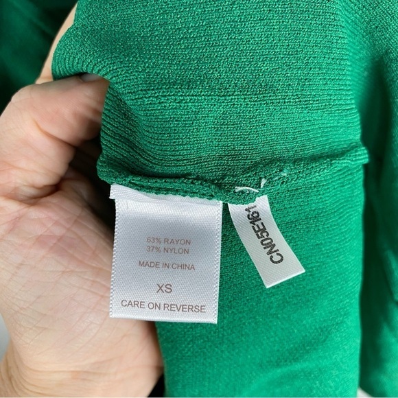 Eva Mendes: Stretchy Bodycon Sleeveless Fitted Midi Dress Emerald Green XS (NWT) - Picture 4 of 7